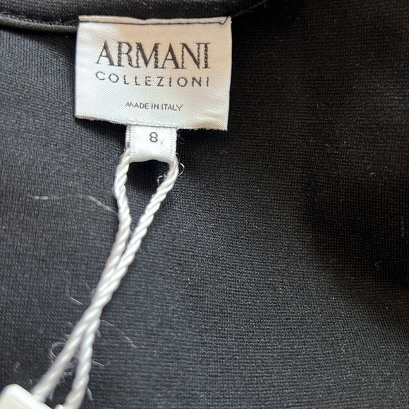 Armani Collezioni Knit Midi Dress Black - Picture 7 of 9